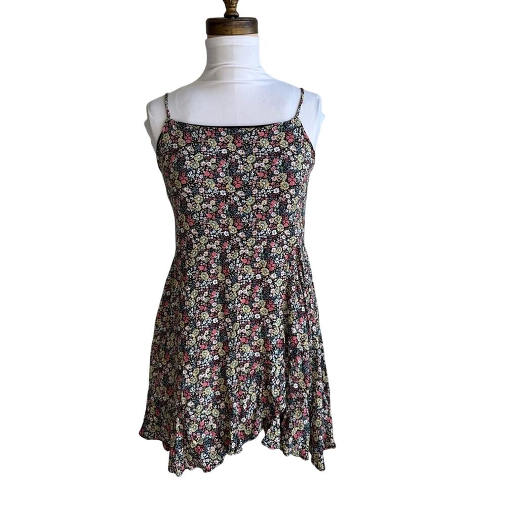 Altar'd State Ditsy Floral Spaghetti Strap Mini Sundress Women's Size Medium